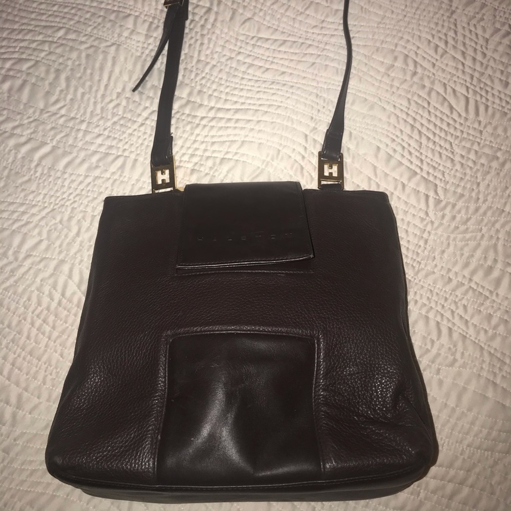 Halston Heritage Chocolate Crossbody Bag